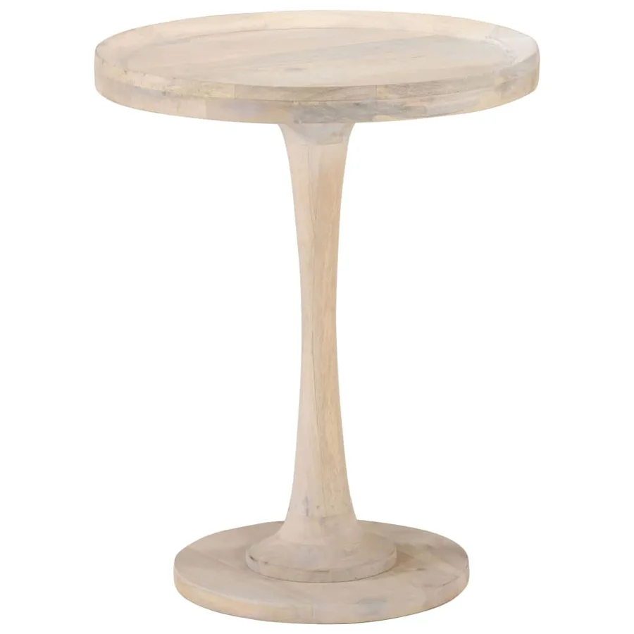 Table d'appoint Ø60x75 cm Bois de manguier massif - 7