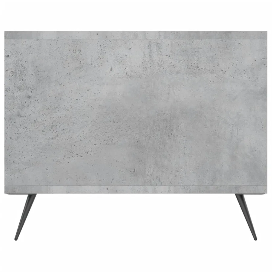 Table basse gris béton 102x50x40 cm bois d'ingénierie - 7