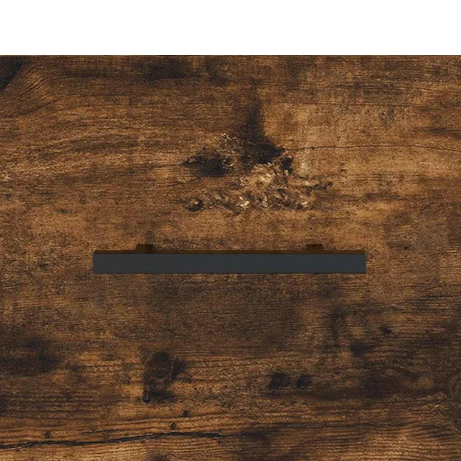 Buffet chêne fumé 100x36x60 cm bois d'ingénierie - 9