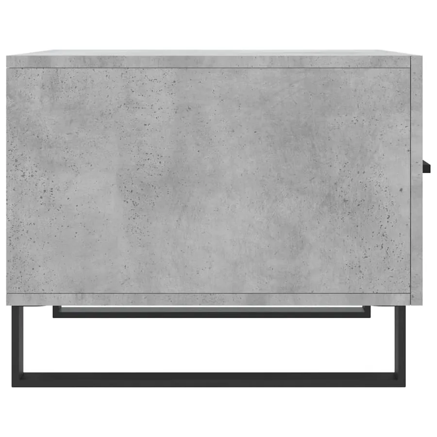 Table basse gris béton 50x50x40 cm bois d'ingénierie - 7