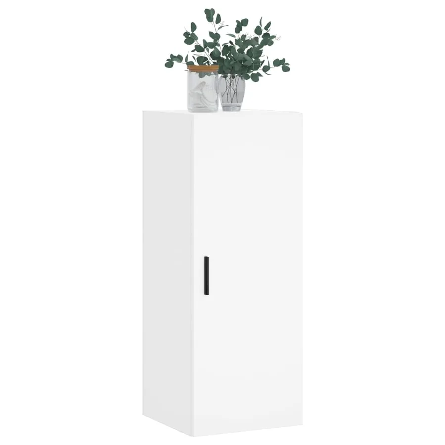 Armoire murale blanc 34,5x34x90 cm - 4