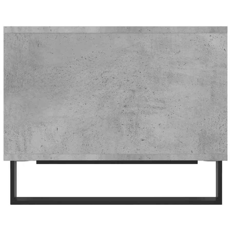 Table basse gris béton 60x50x40 cm bois d'ingénierie - 5