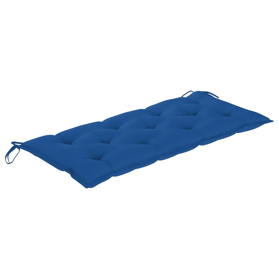 Banc de jardin pliable avec coussin 118 cm Bambou - 5