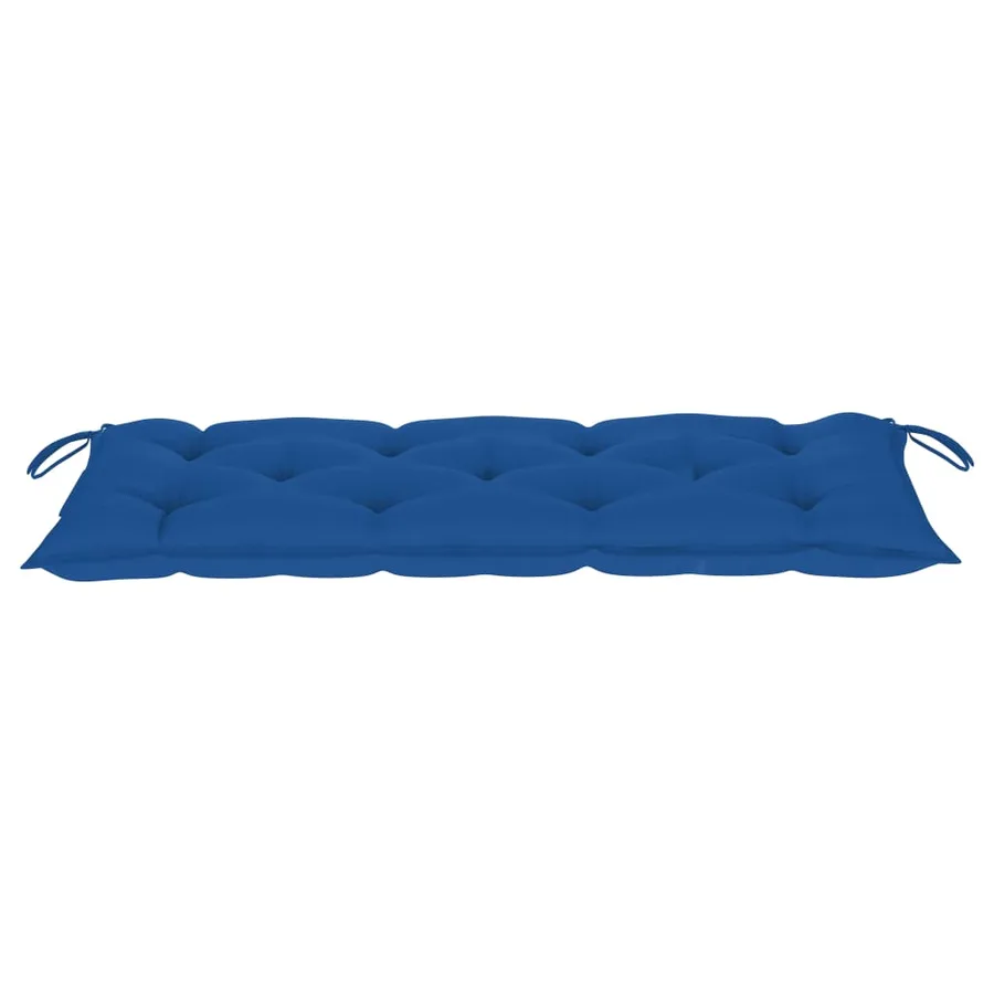 Banc de jardin pliable avec coussin 118 cm Bambou - 6