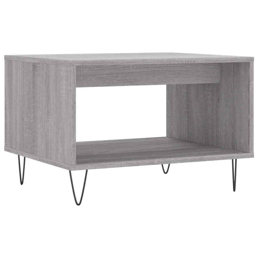 Table basse sonoma gris 60x50x40 cm bois d'ingénierie - 6
