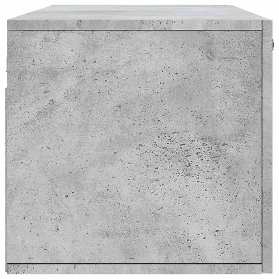 Armoire murale gris béton 100x36,5x35 cm bois d'ingénierie - 6