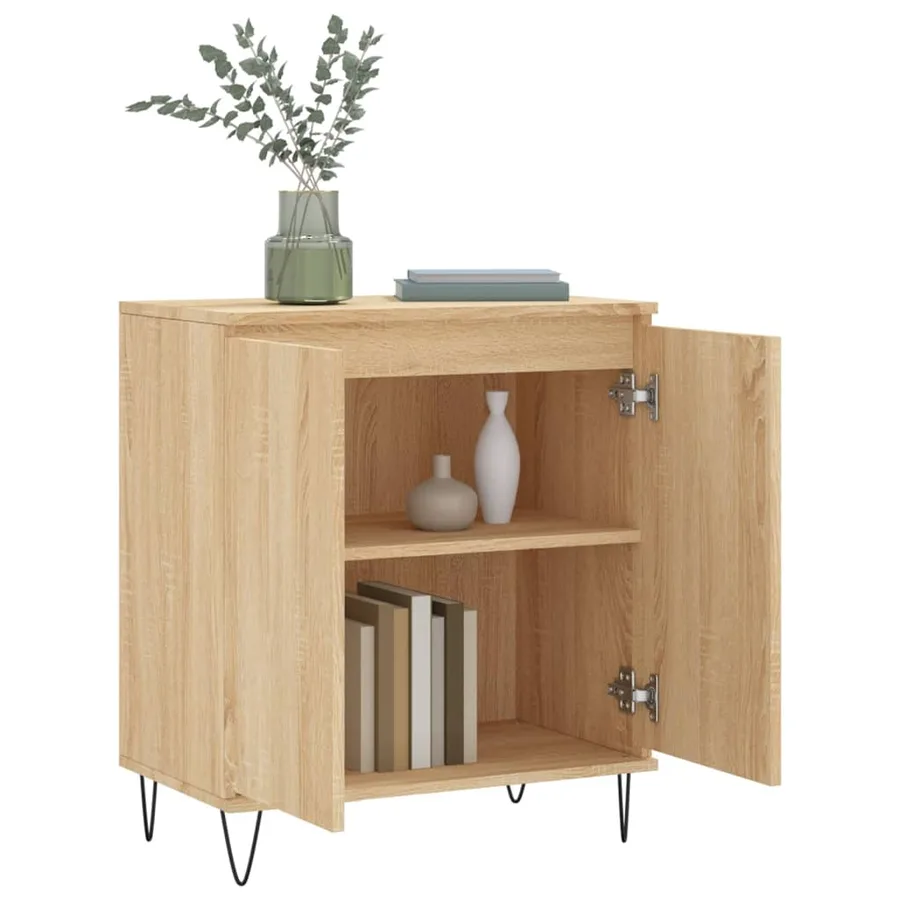 Buffet Chêne sonoma 60x35x70 cm Bois d'ingénierie - 4