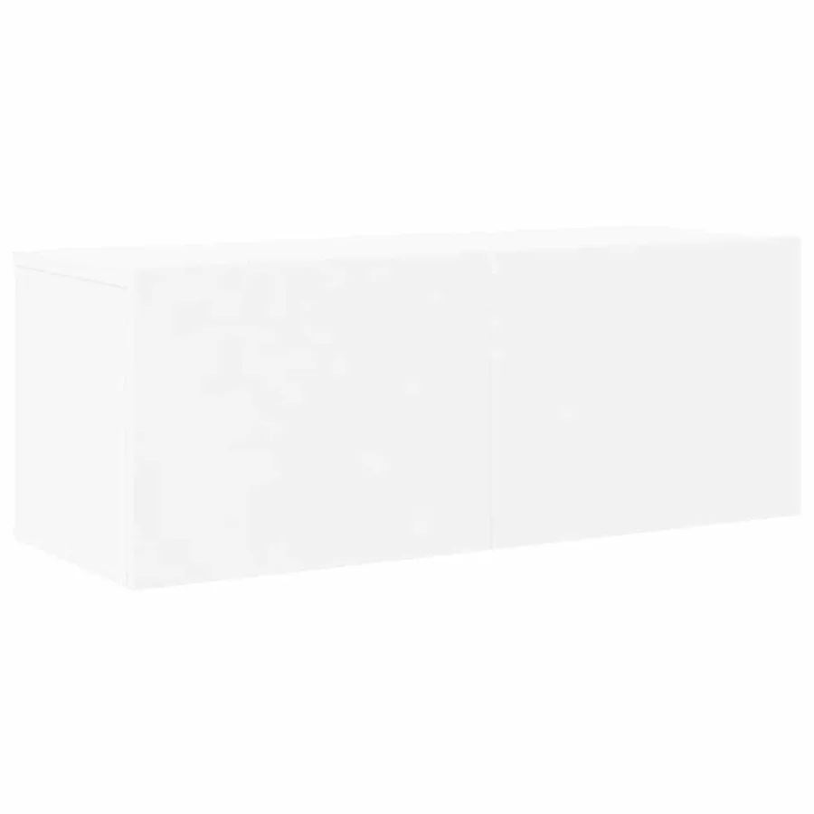 Ensemble de meuble TV 6 pcs Blanc Bois d'ingénierie - 4