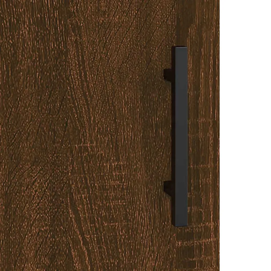 Armoire murale chêne marron 69,5x34x90 cm - 10