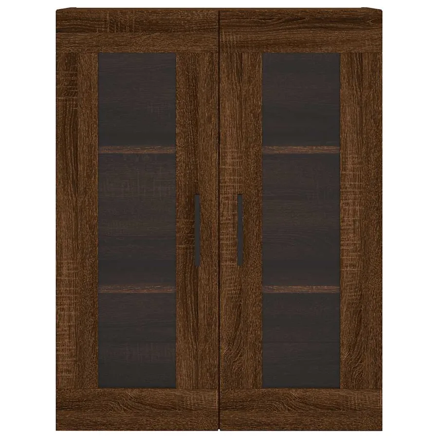 Armoire murale chêne marron 69,5x34x90 cm - 7