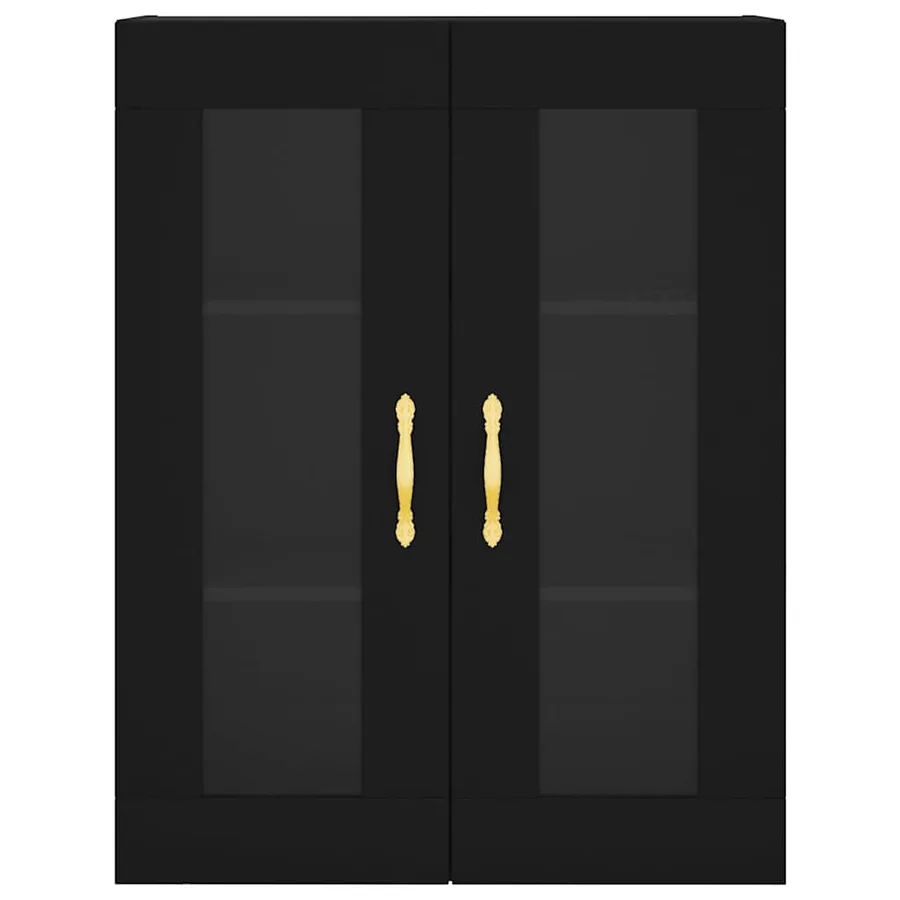 Armoire murale noir 69,5x34x90 cm - 7
