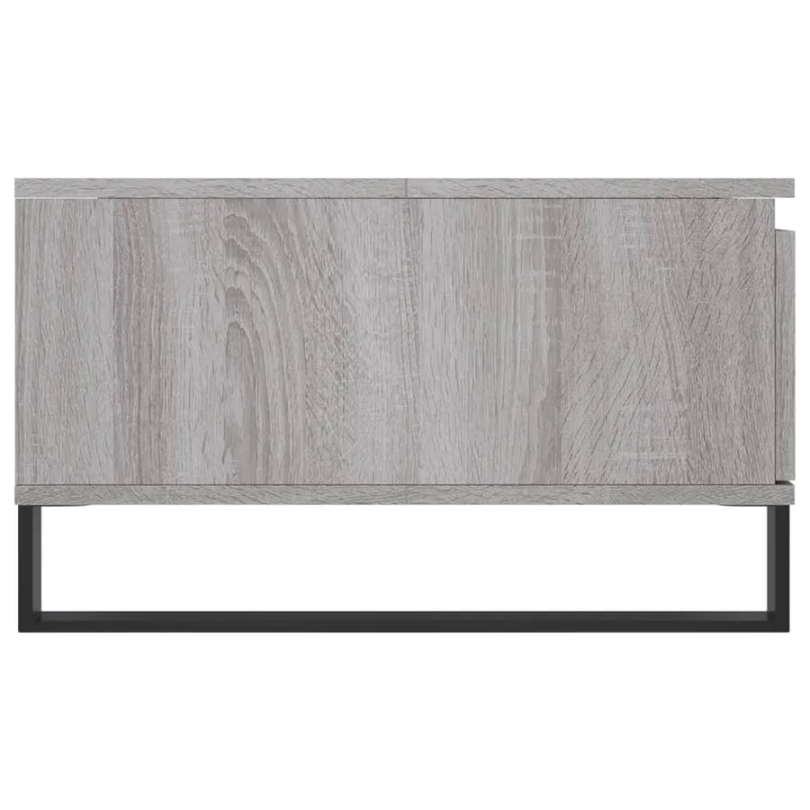 Table basse sonoma gris 90x60x35 cm bois d'ingénierie - 7