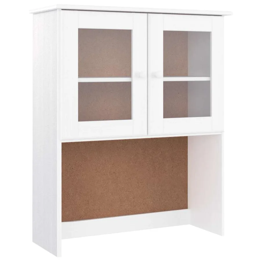 Dessus de commode ALTA blanc 77x30x92 cm bois massif de pin - 2