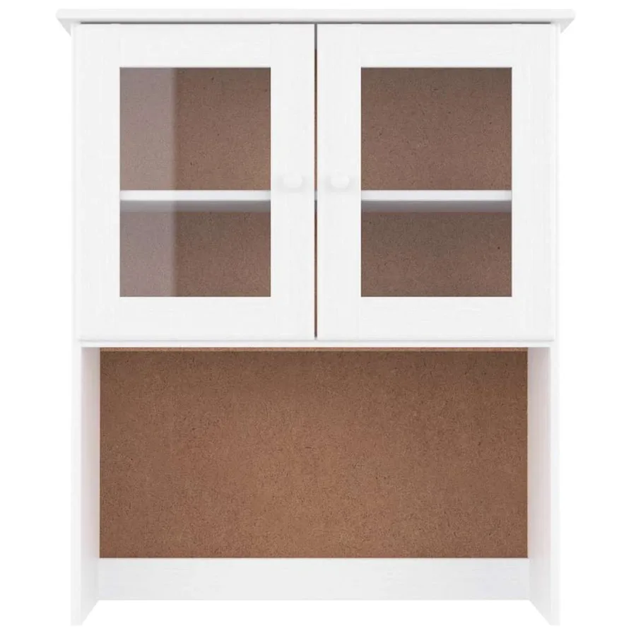 Dessus de commode ALTA blanc 77x30x92 cm bois massif de pin - 4