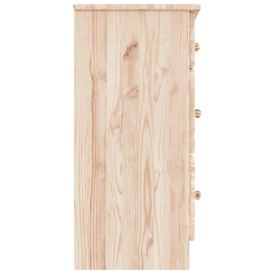 Commode ALTA 112x35x73 cm bois massif de pin - 5