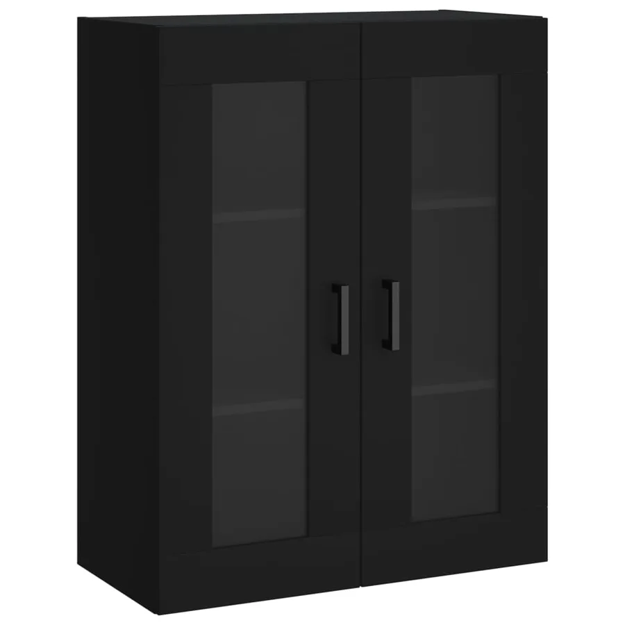 Armoire murale noir 69,5x34x90 cm - 2