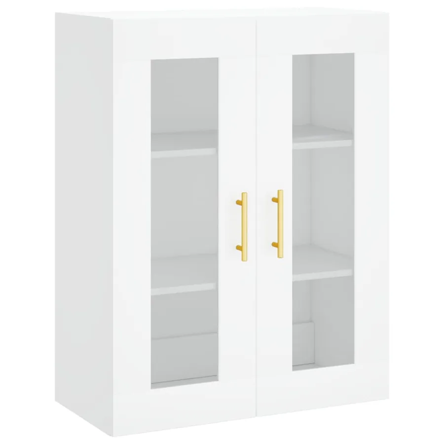 Armoire murale blanc 69,5x34x90 cm - 2