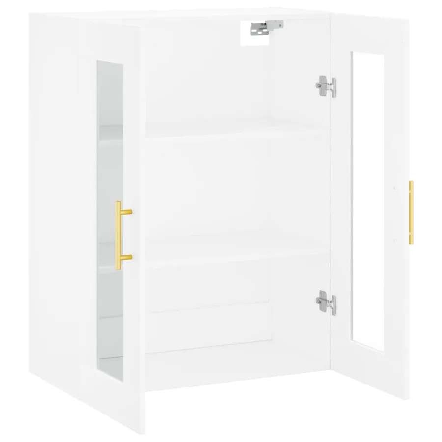 Armoire murale blanc 69,5x34x90 cm - 6