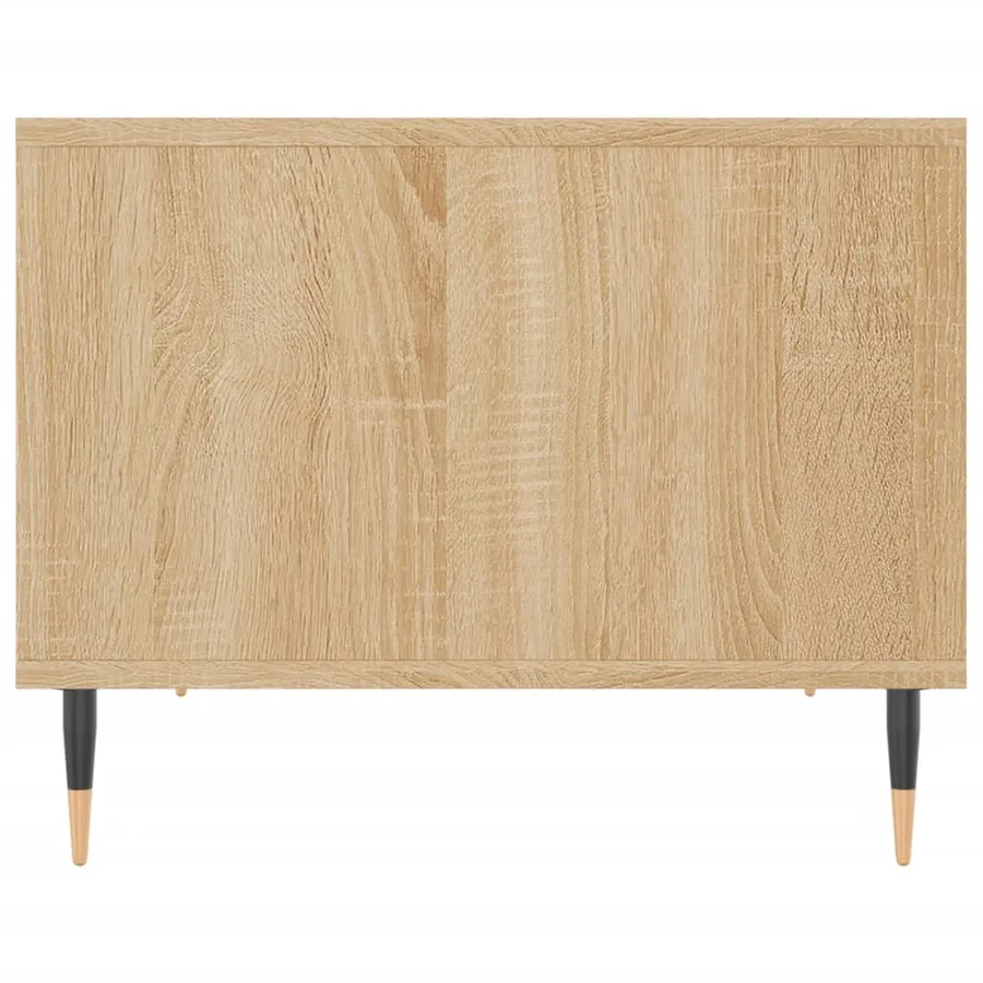 Table basse chêne sonoma 60x50x40 cm bois d'ingénierie - 5