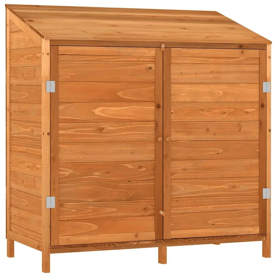 Remise de jardin Marron 102x52x112 cm Bois de sapin solide - 2