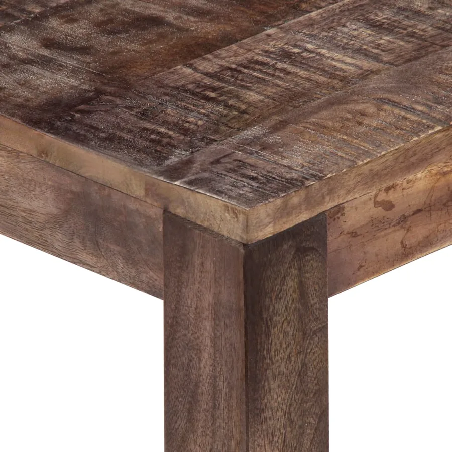 Table basse 50x50x35 cm Bois de manguier massif - 4