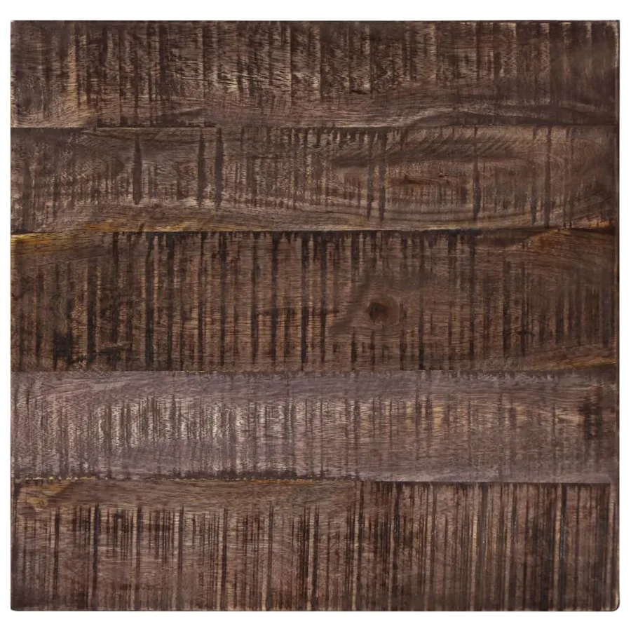 Table basse 50x50x35 cm Bois de manguier massif - 6