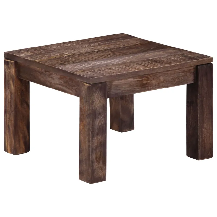 Table basse 50x50x35 cm Bois de manguier massif - 9