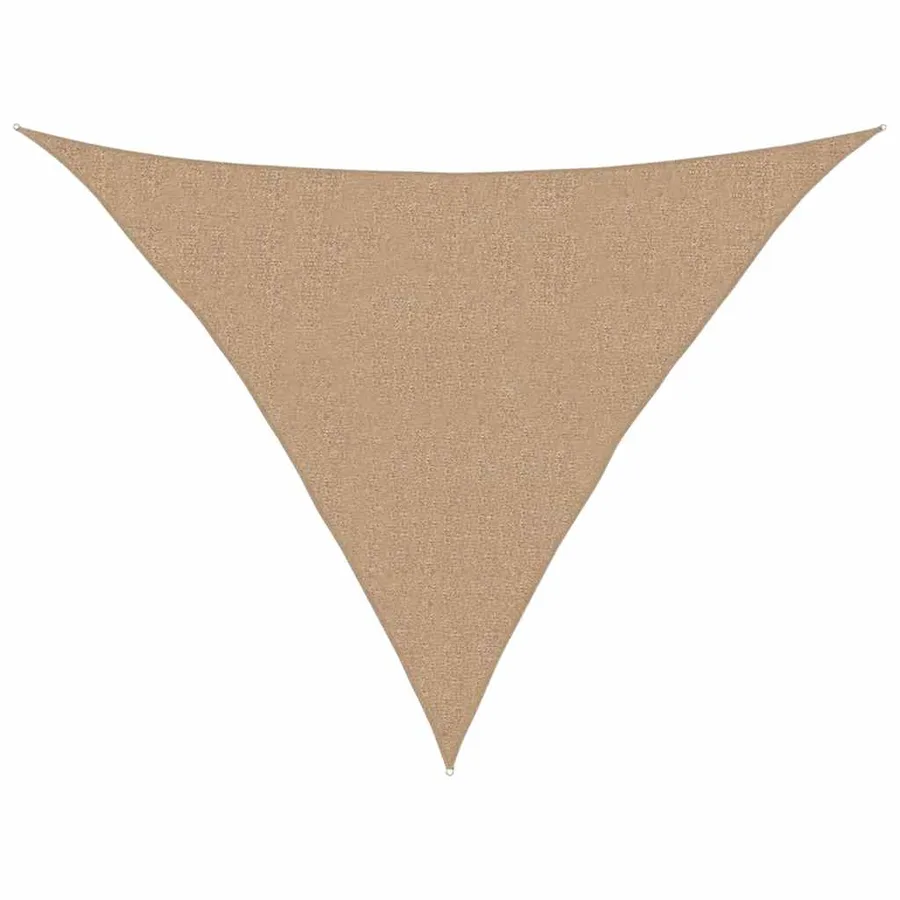 Voile d'ombrage 160 g/m² Taupe 3x3x4,2 m PEHD - 2