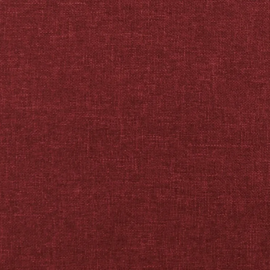 Repose-pied Rouge 45x29,5x35 cm Tissu - 5