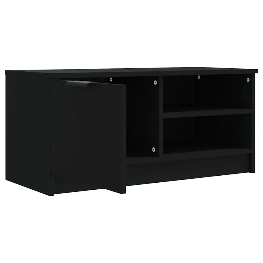 Meubles TV 2 pcs Noir 80x35x36,5 cm Bois d'ingénierie - 7