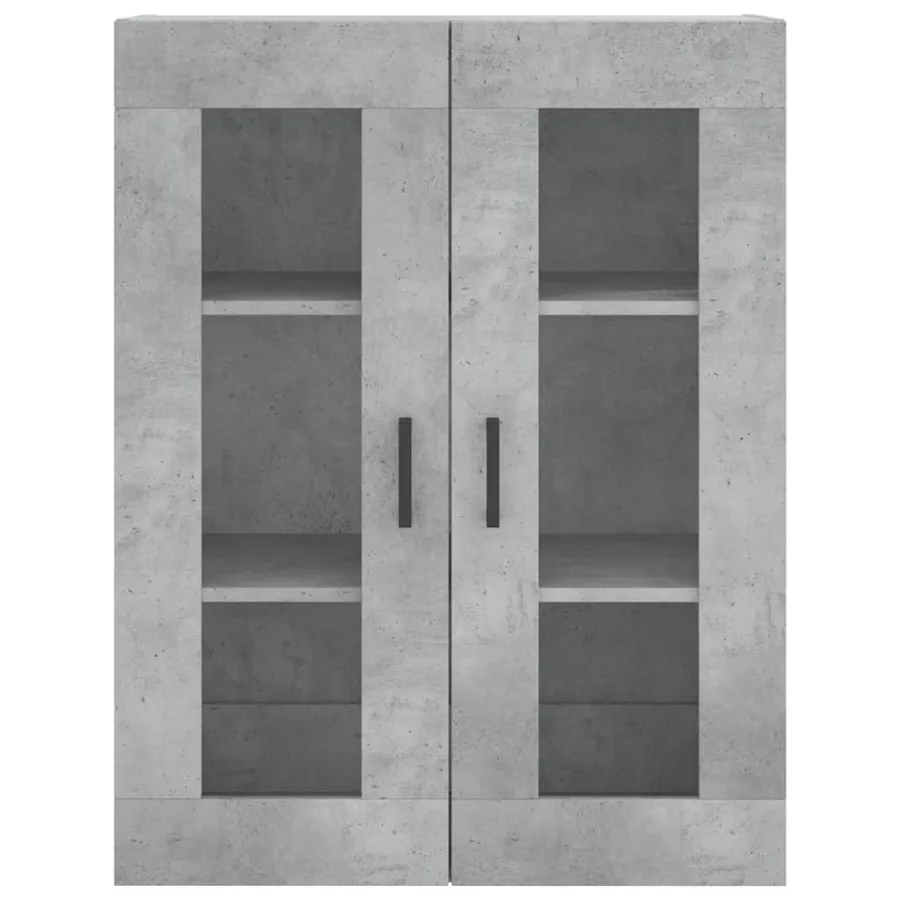 Armoire murale gris béton 69,5x34x90 cm - 7