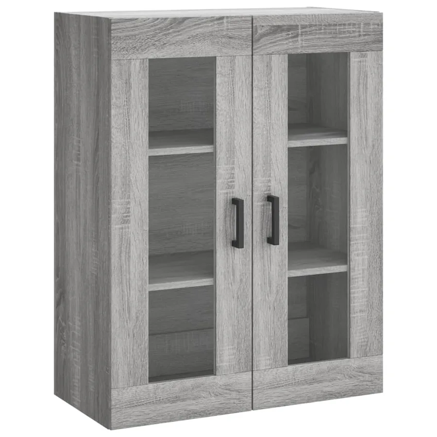 Armoires murales 2 pcs sonoma gris bois d'ingénierie - 5