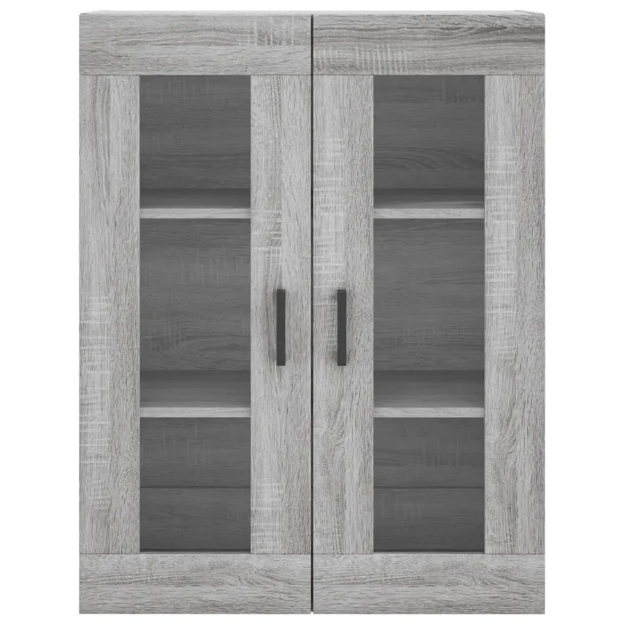 Armoires murales 2 pcs sonoma gris bois d'ingénierie - 6