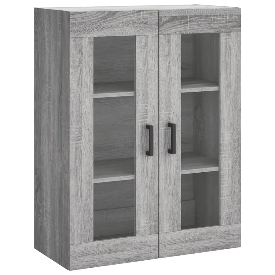 Buffet haut Sonoma gris 69,5x34x180 cm Bois d'ingénierie - 5