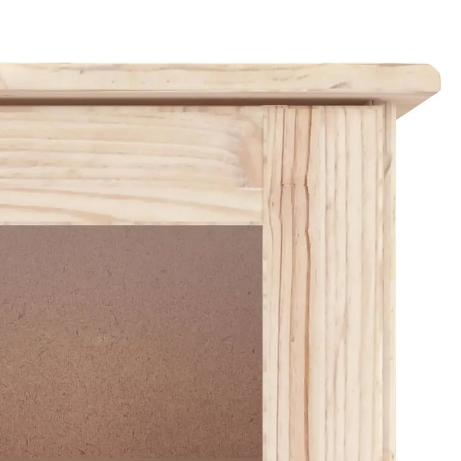 Buffet ALTA 77x35x188 cm bois massif de pin - 10