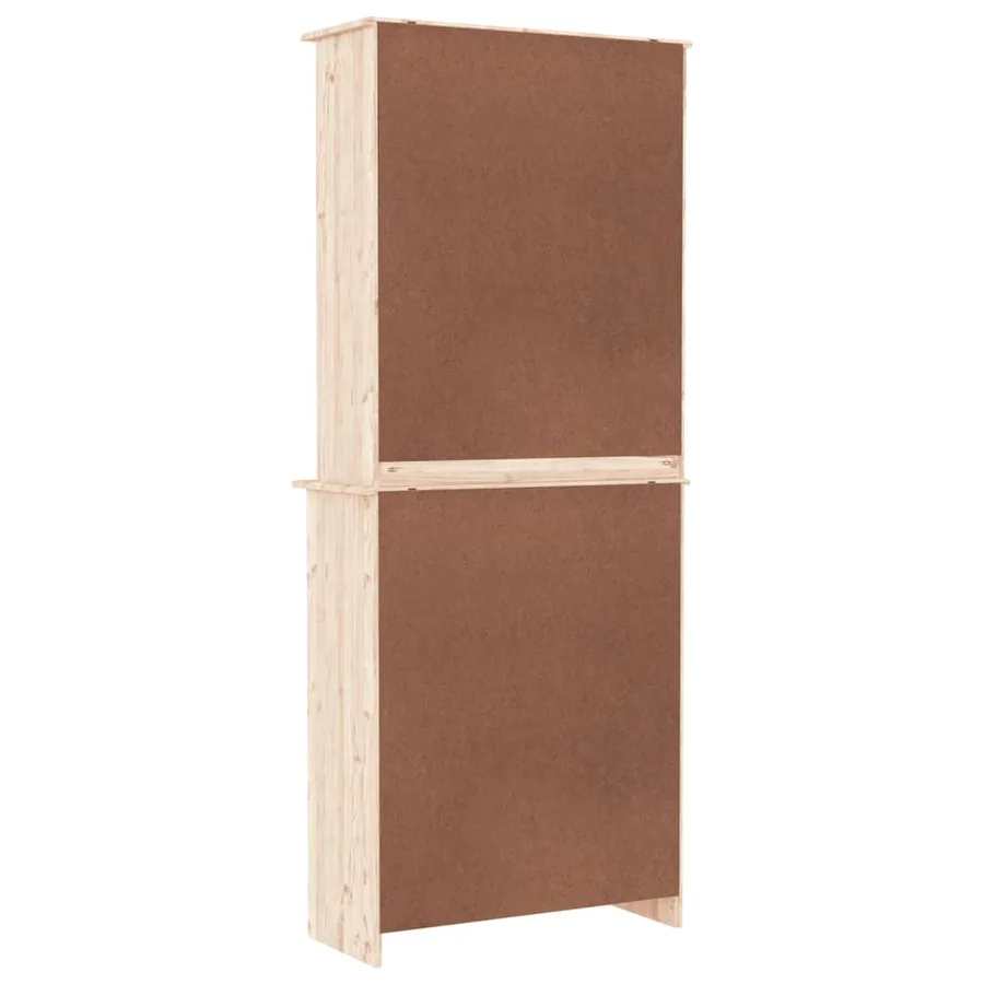 Buffet ALTA 77x35x188 cm bois massif de pin - 8