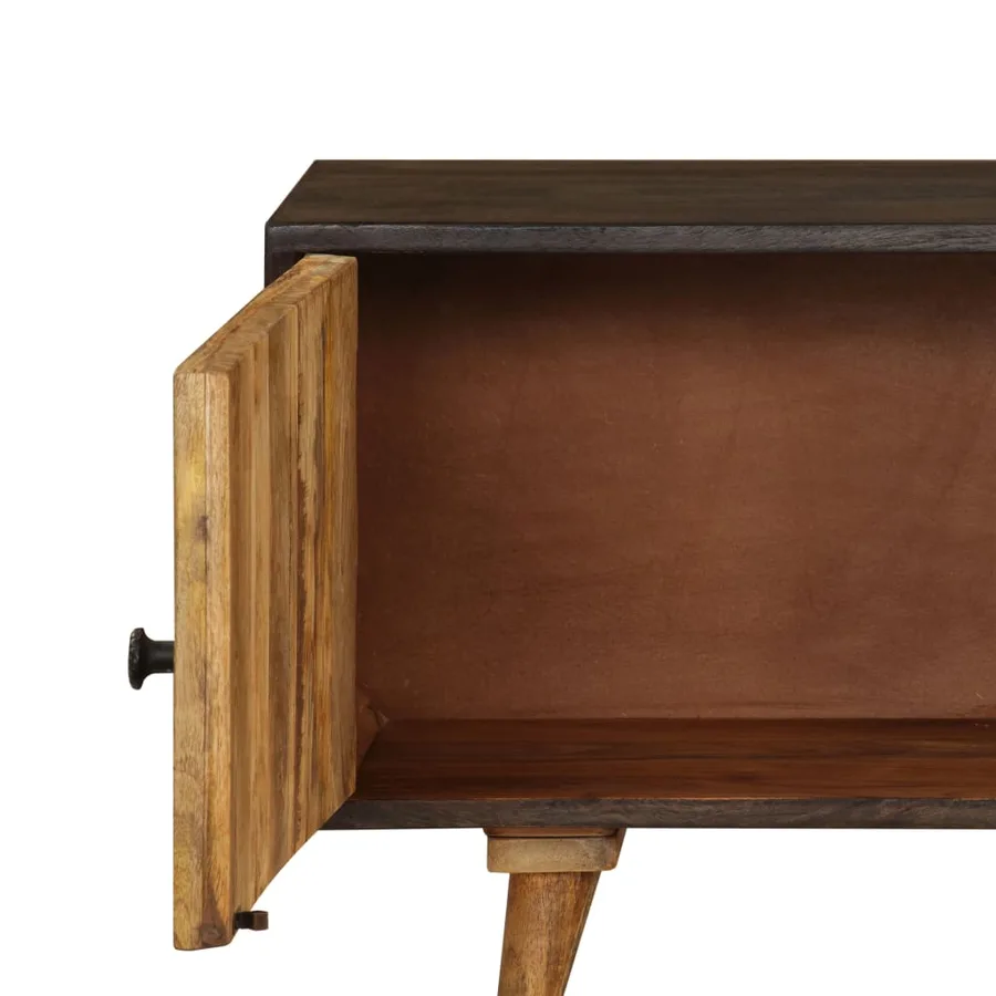 Meuble TV Bois de manguier massif 140 x 30 x 45 cm - 5