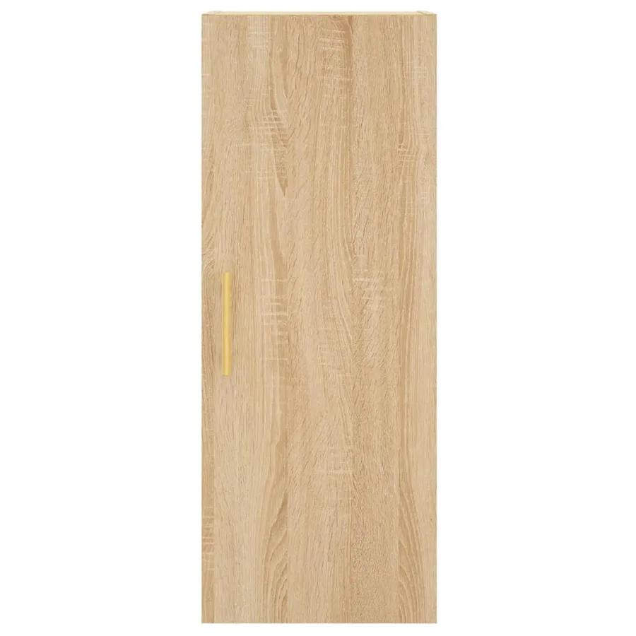 Buffet haut Chêne sonoma 34,5x34x180 cm Bois d'ingénierie - 8