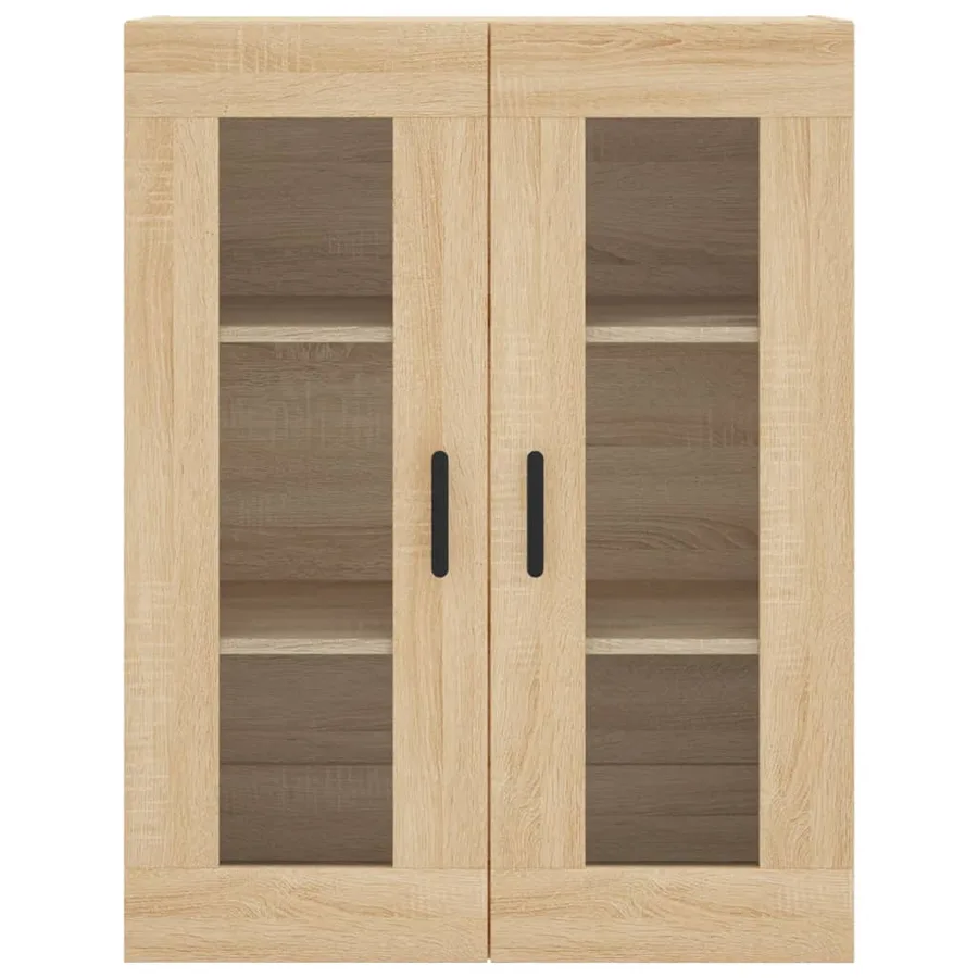 Buffet haut Chêne sonoma 69,5x34x180 cm Bois d'ingénierie - 6