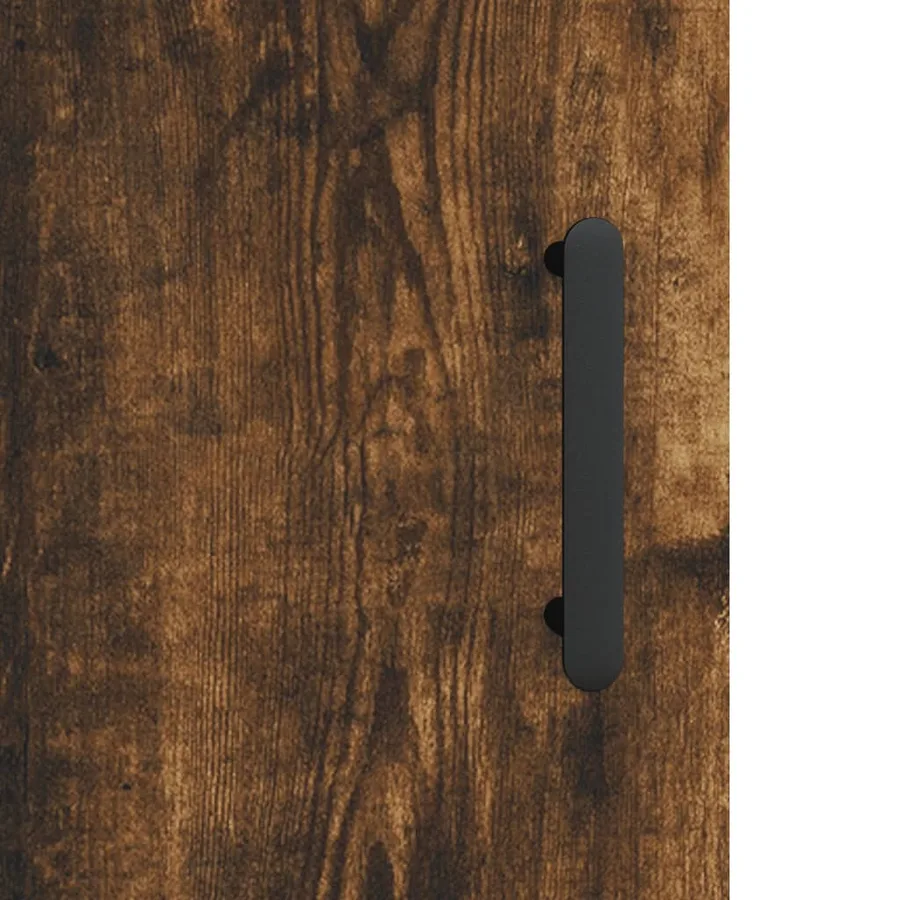 Armoire murale chêne fumé 69,5x34x90 cm - 11