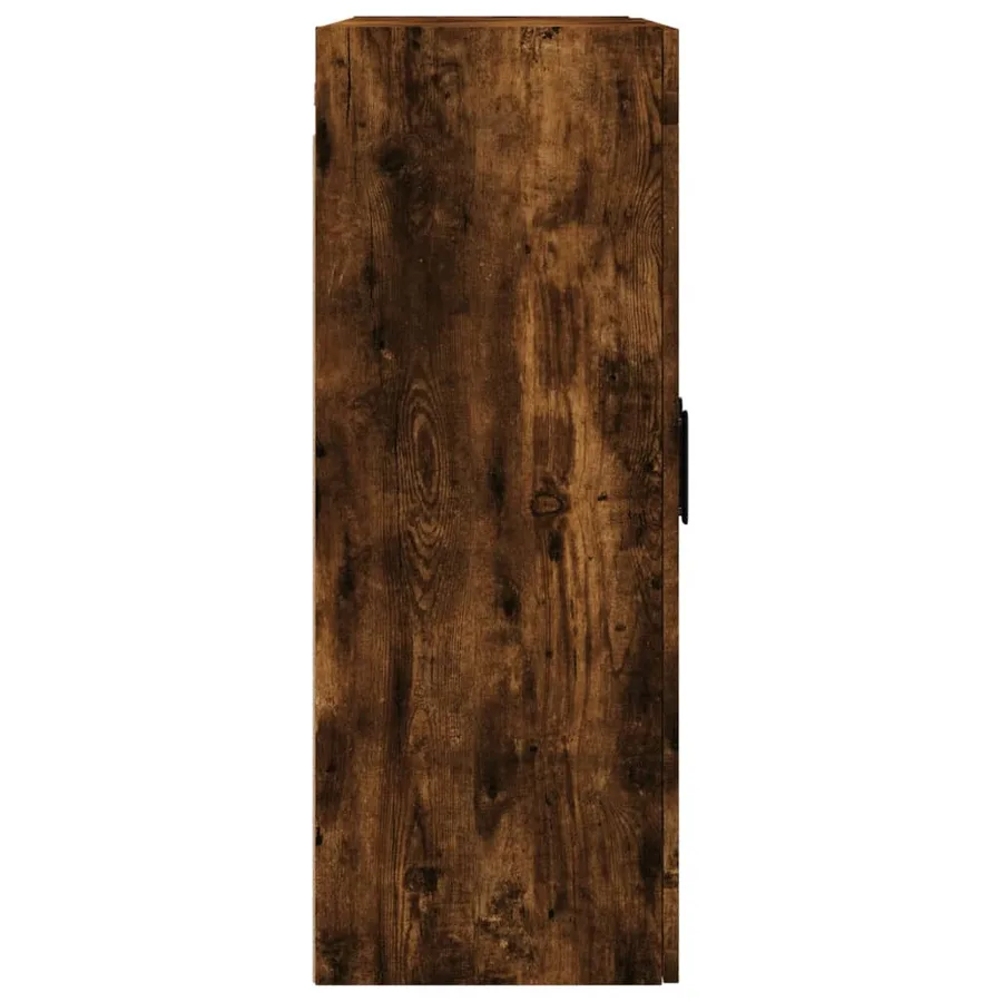 Armoire murale chêne fumé 69,5x34x90 cm - 8
