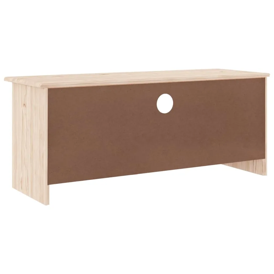 Meuble TV avec tiroirs ALTA 100x35x41 cm bois massif de pin - 5