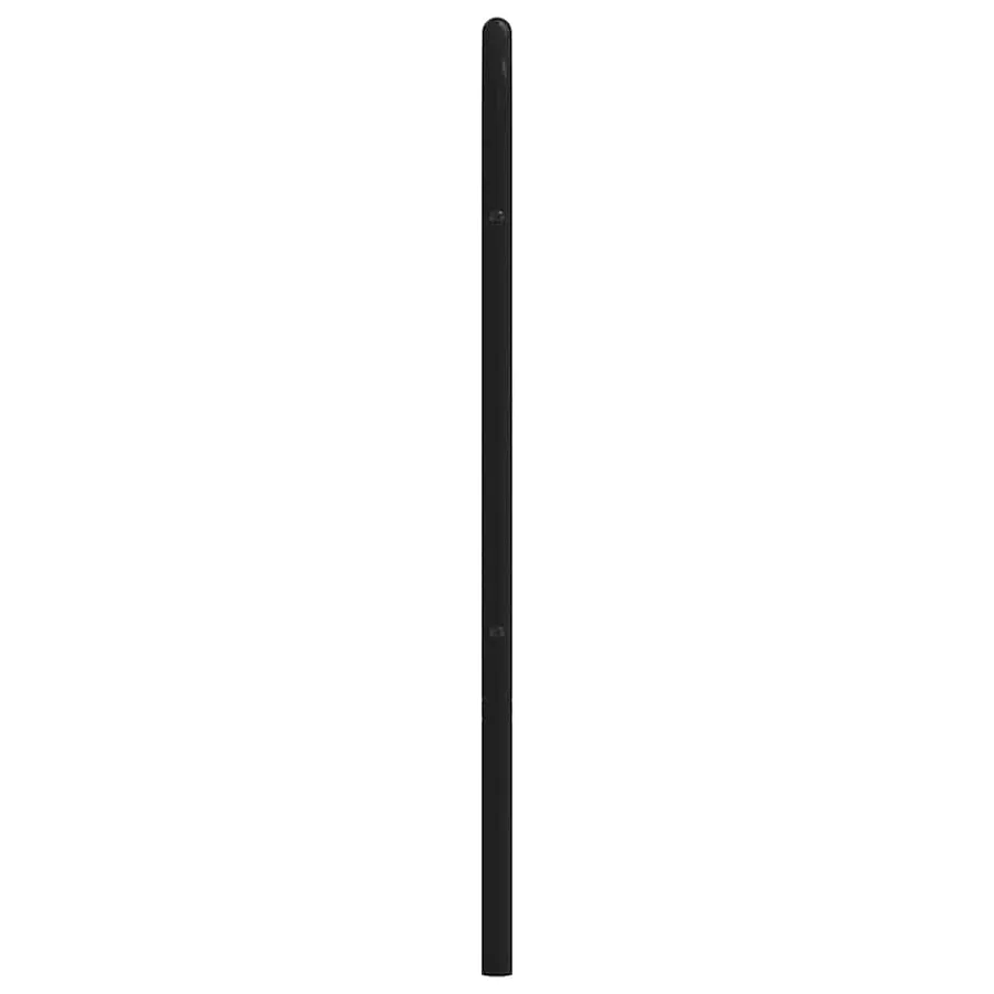 Tête de lit de remplacement métal noir 135 cm - 5