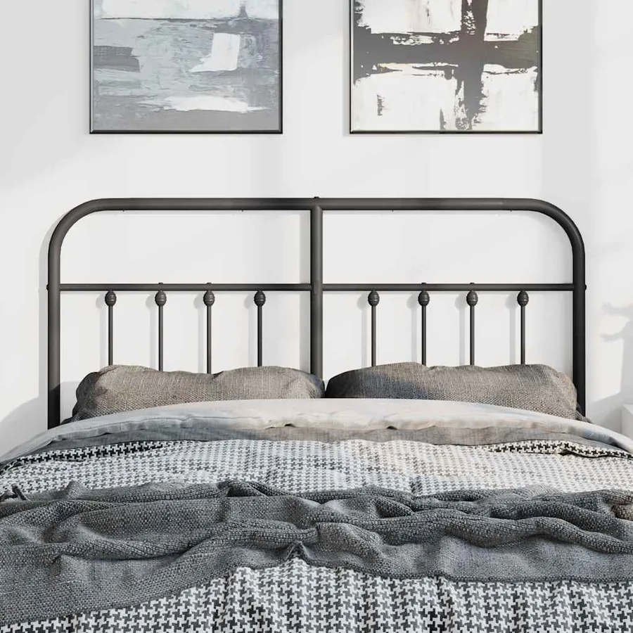 Tête de lit de remplacement métal noir 150 cm - 3