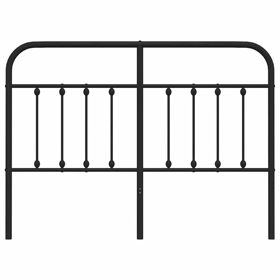 Tête de lit de remplacement métal noir 150 cm - 4