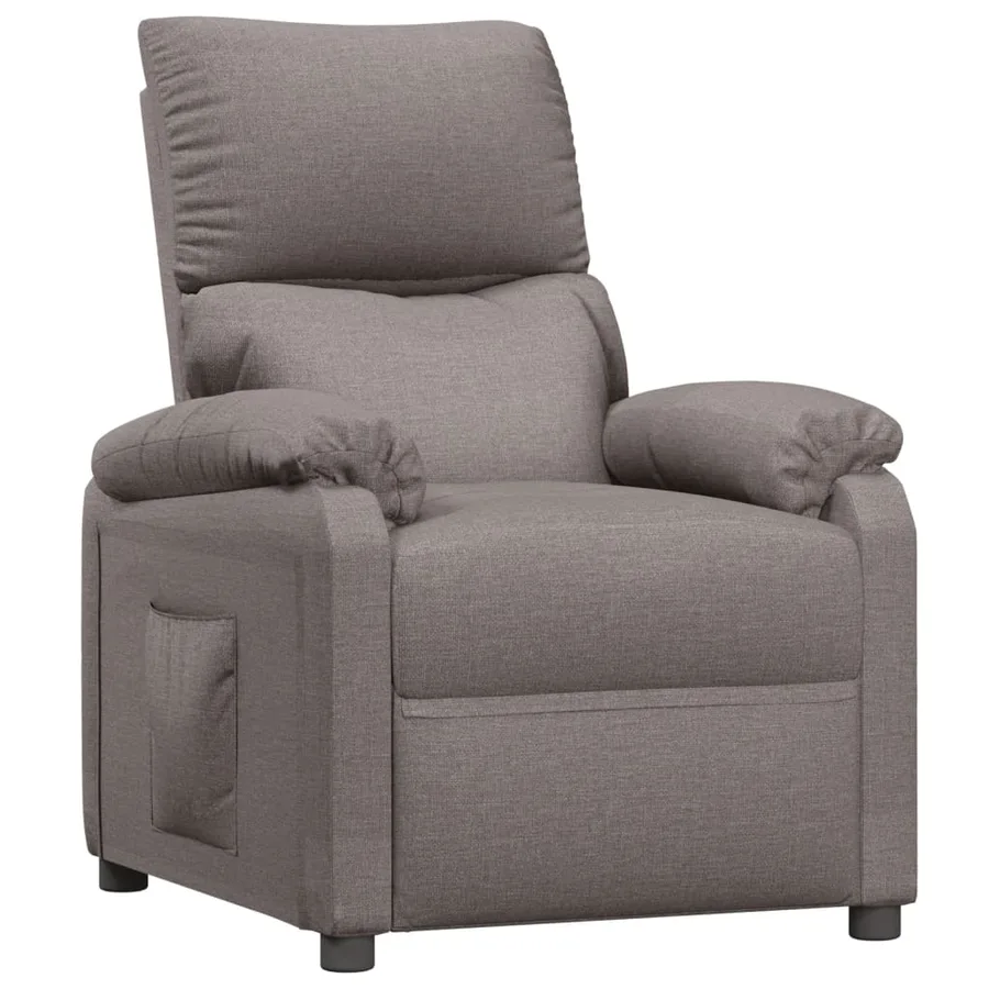 Fauteuil inclinable Taupe Tissu - 2
