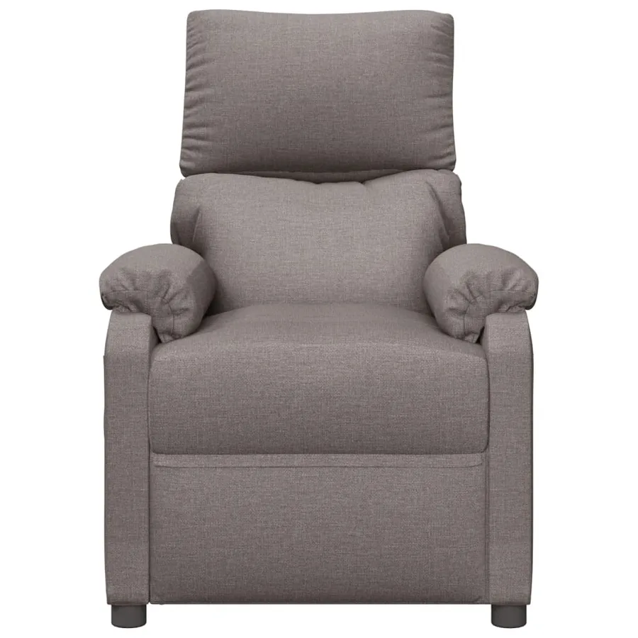 Fauteuil inclinable Taupe Tissu - 3