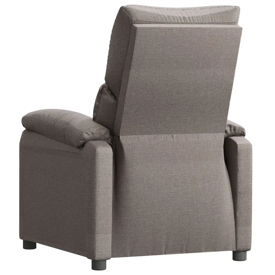 Fauteuil inclinable Taupe Tissu - 5