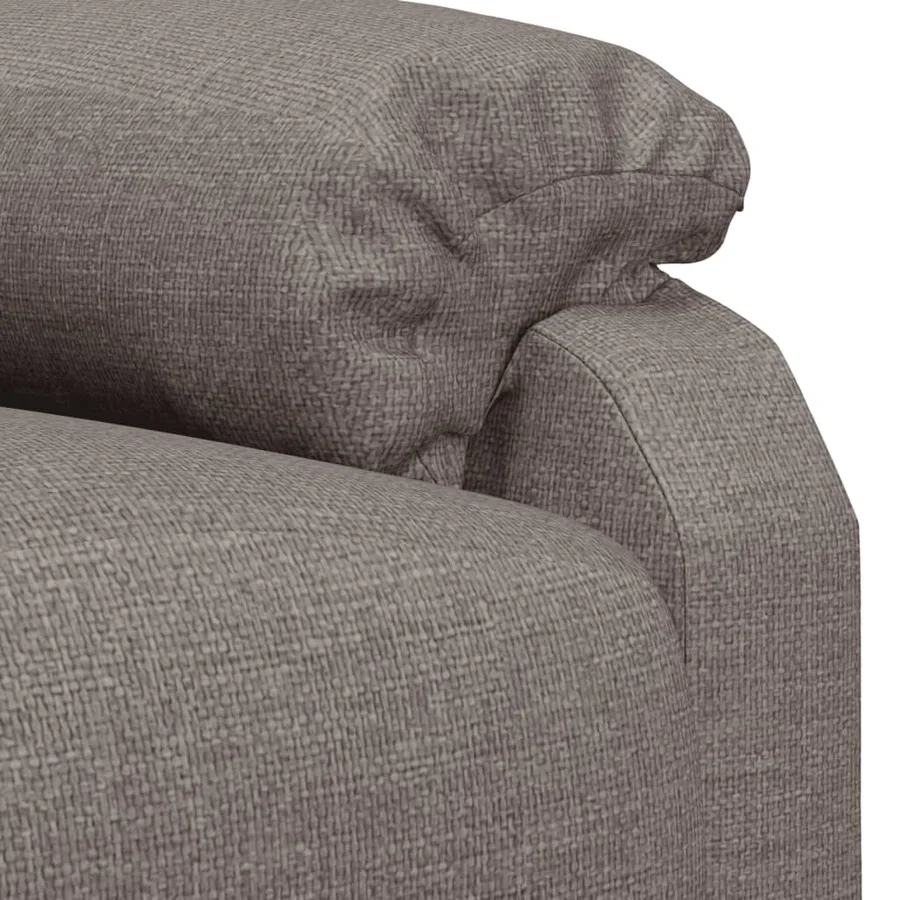 Fauteuil inclinable Taupe Tissu - 7