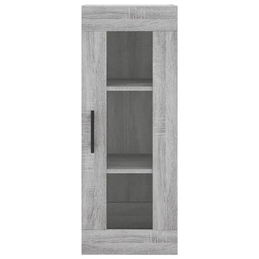 Buffet haut Sonoma gris 34,5x34x180 cm Bois d'ingénierie - 8